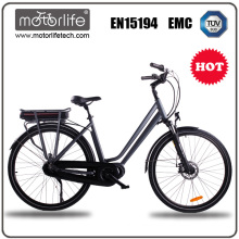 MOTORLIFE/OEM EN15194 HOT SALE 36v 250w 700C mid drive electric bike,36v 10.4ah 36 volt lithium ion battery for electric bicycle